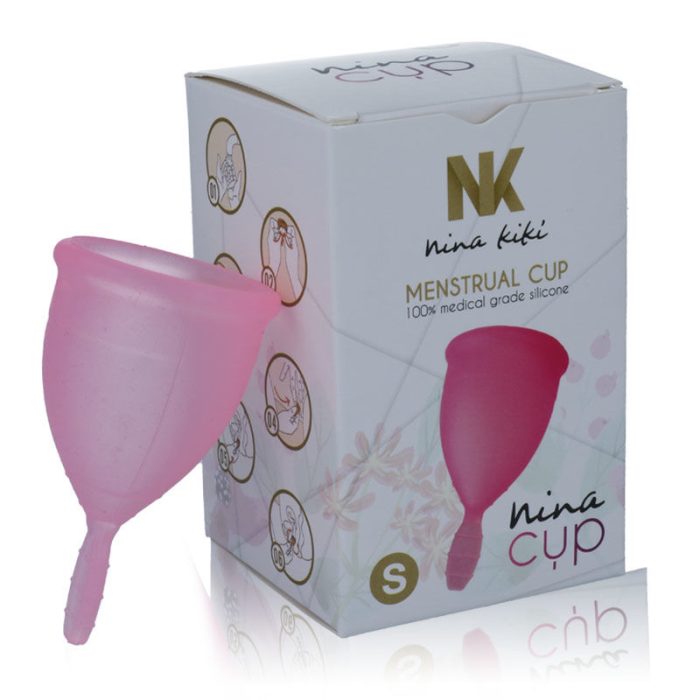 Nina Kiki Copo Menstrual Tamanho S - Rosa