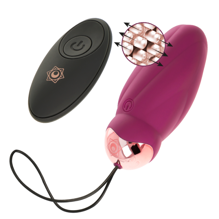 Rithual Sita - Ovo Vibratório com comando e Estimulador com rotação