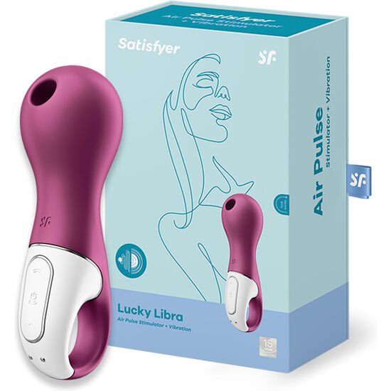 satisfyer sugador com ondas de pressão lucky libra