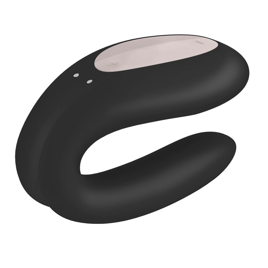 satisfyer double joy preto vibrador para casal