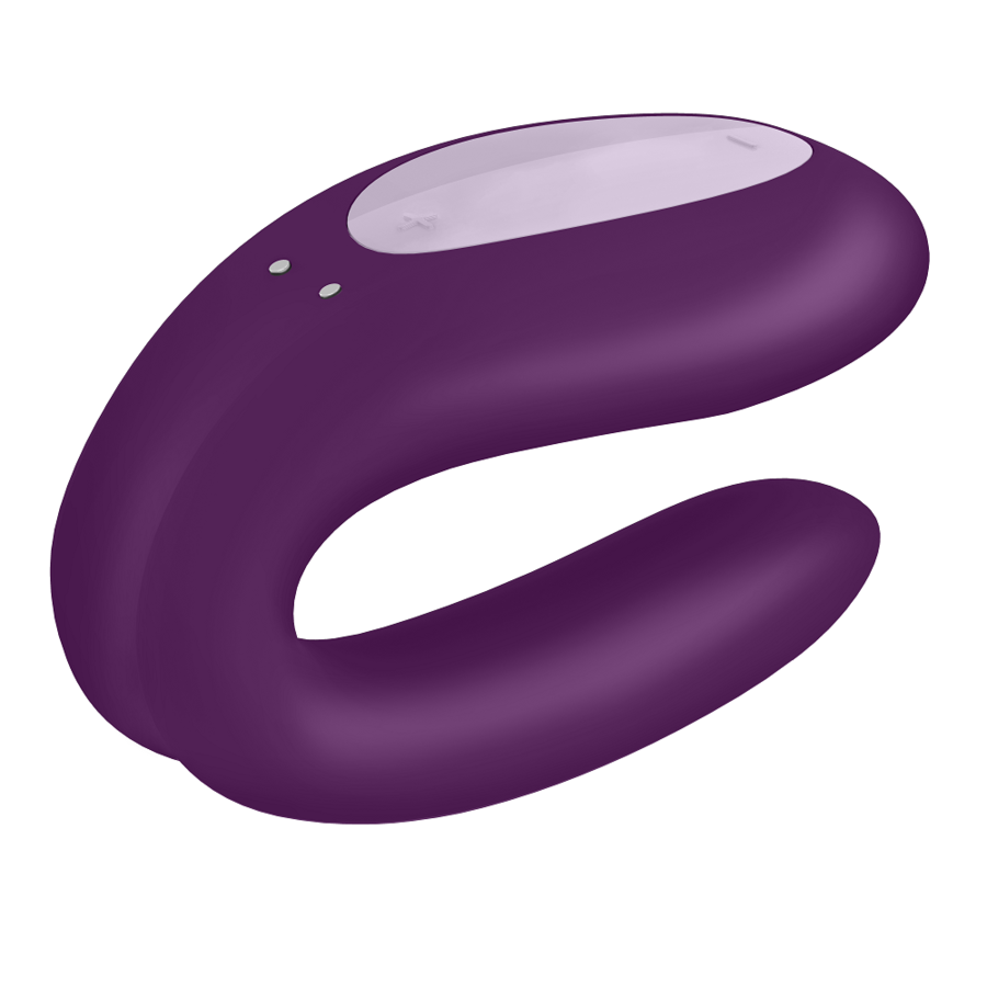 satisfyer double joy roxo vibrador para casal