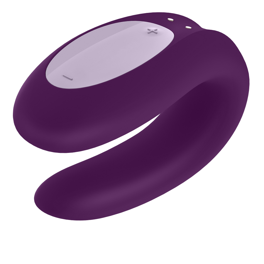 satisfyer double joy roxo vibrador para casal
