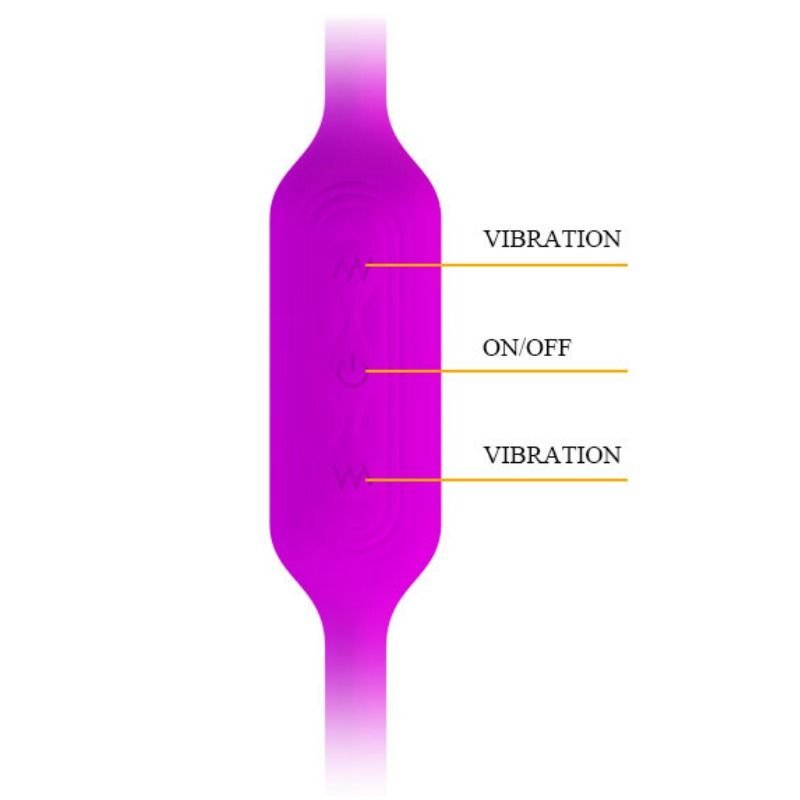 pretty love lover's whip vibrador duplo