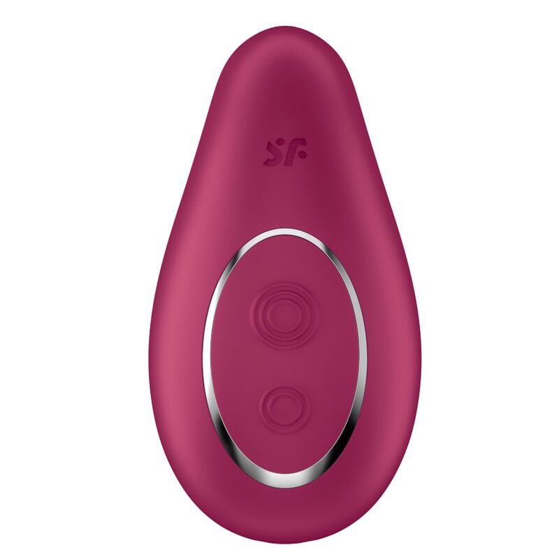 satisfyer dipping delight vibrador lay on vermelho