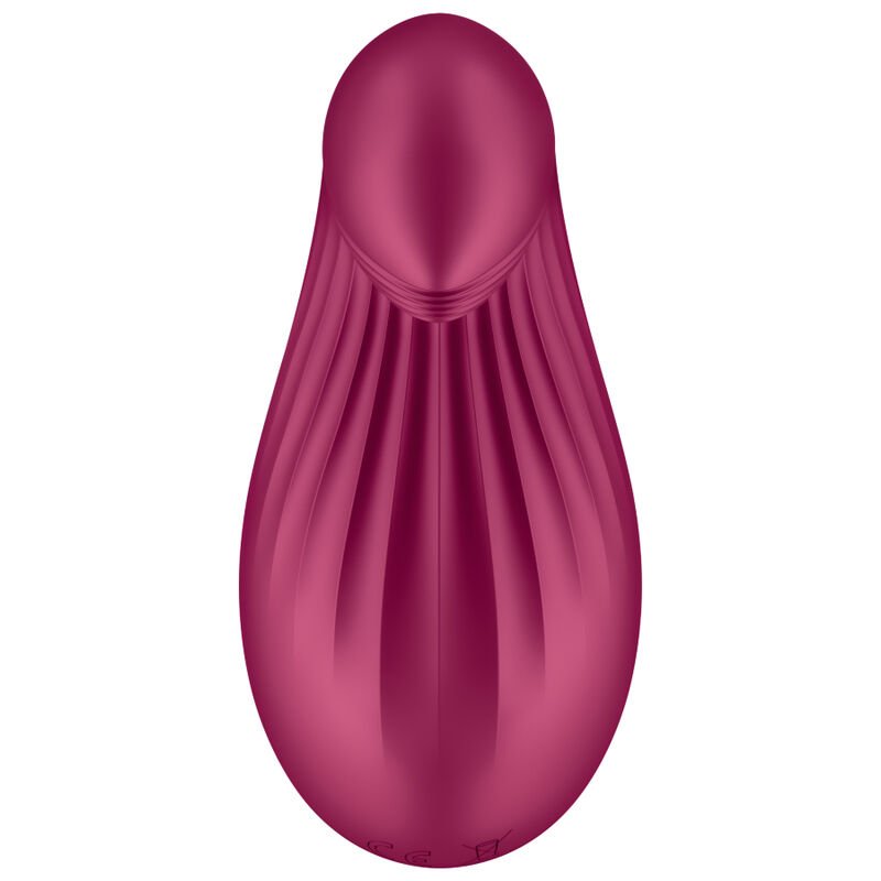 satisfyer dipping delight vibrador lay on vermelho