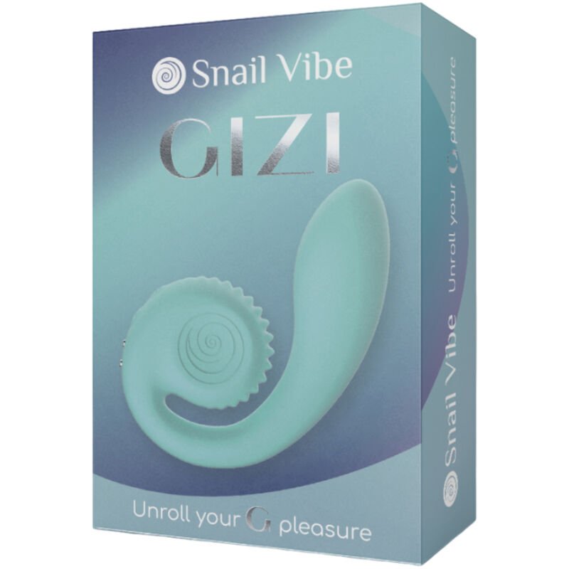 snail vibe gizi estimulador duplo azul