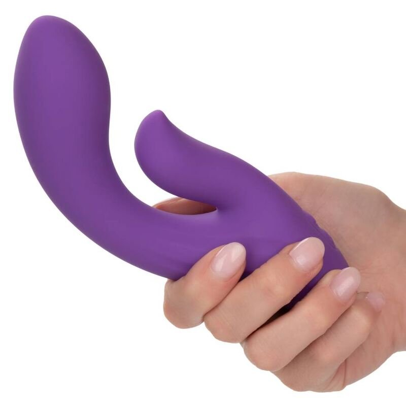 calexotics vibrador do ponto g stella dual pleasure roxo