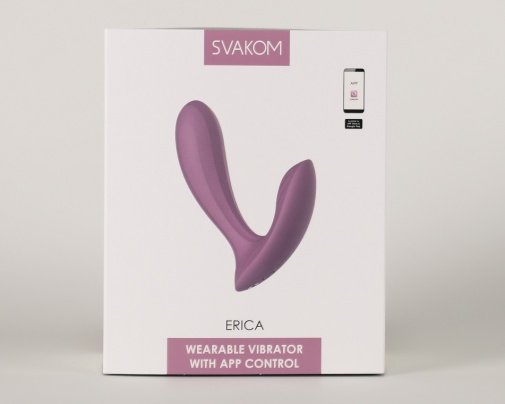 svakom erica vibrador 2x1 para ponto g e períneo