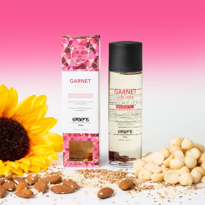 exsens Óleo de massagem argão e granada