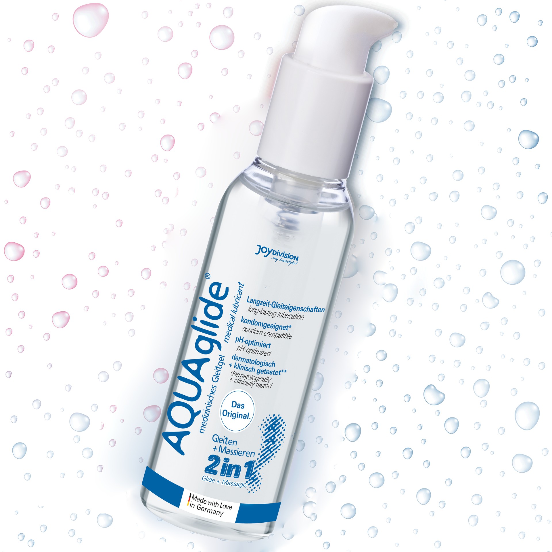 aquaglide lubrificante 2 em 1 hidratante e Óleo de massagem