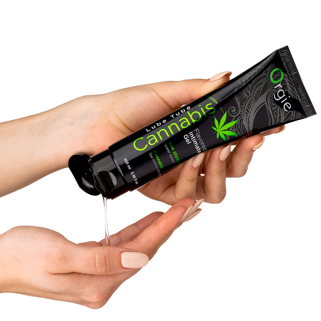 lube tube cannabis lubrificante Íntimo com cannabis