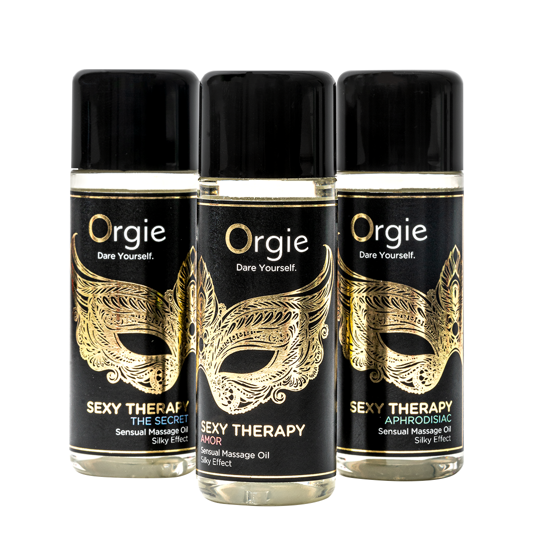 sexy therapy mini size collection conjunto de Óleos corporais de massagem