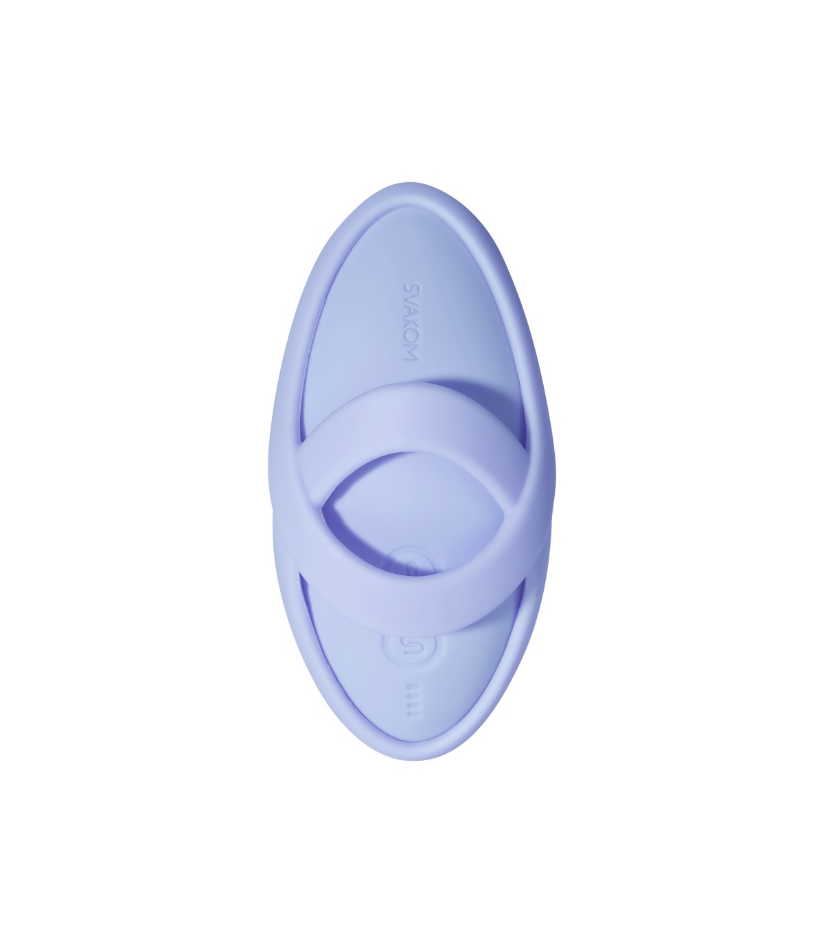 svakom echo 2 vibrador de dedo flexível com aquecimento azul