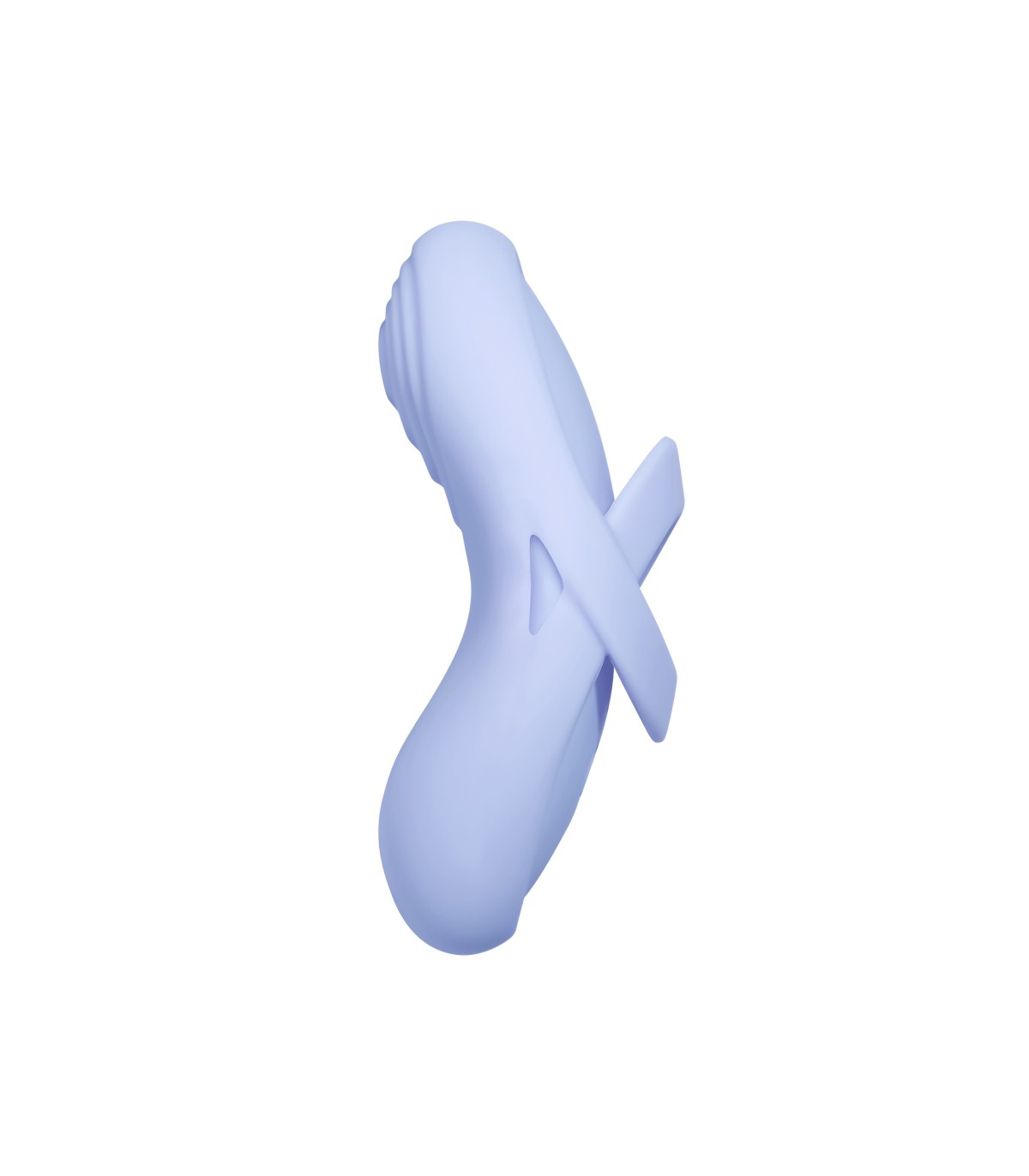 svakom echo 2 vibrador de dedo flexível com aquecimento azul