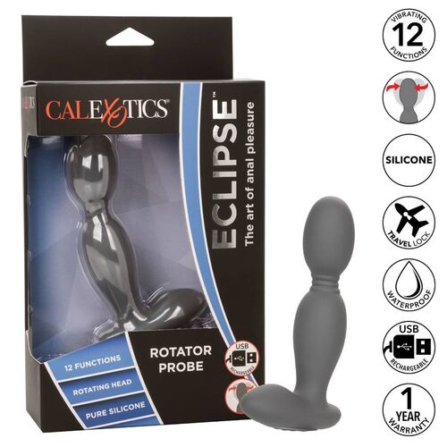calexotics eclipse vibrador anal rotativo