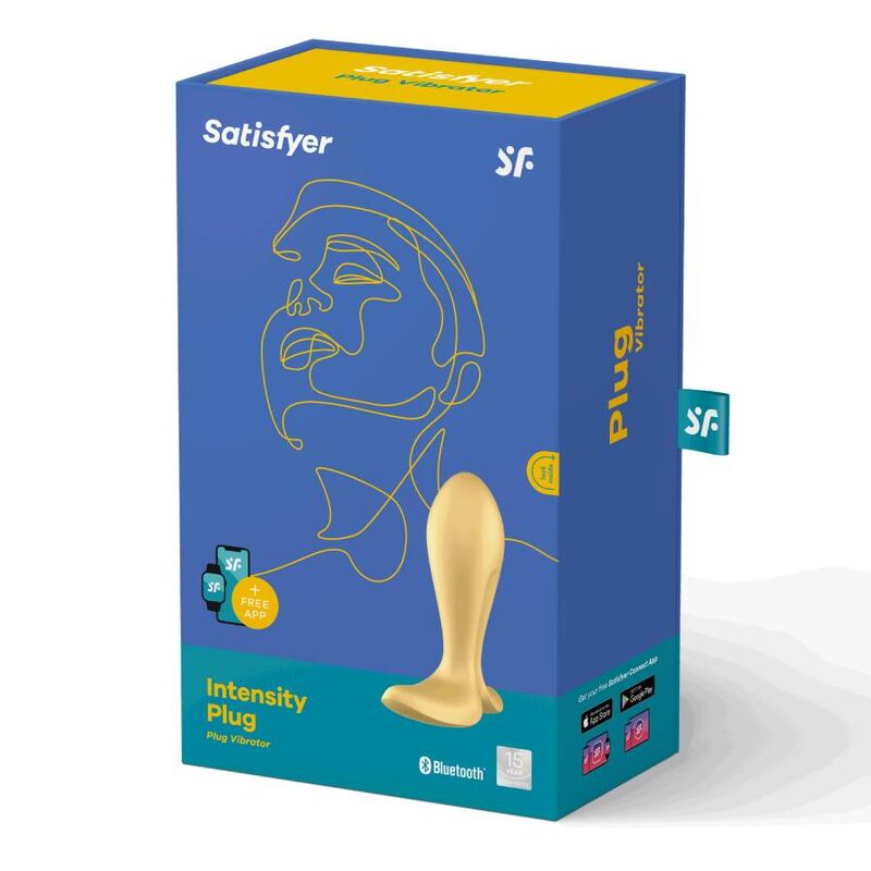 satisfyer intensity plug anal dourado