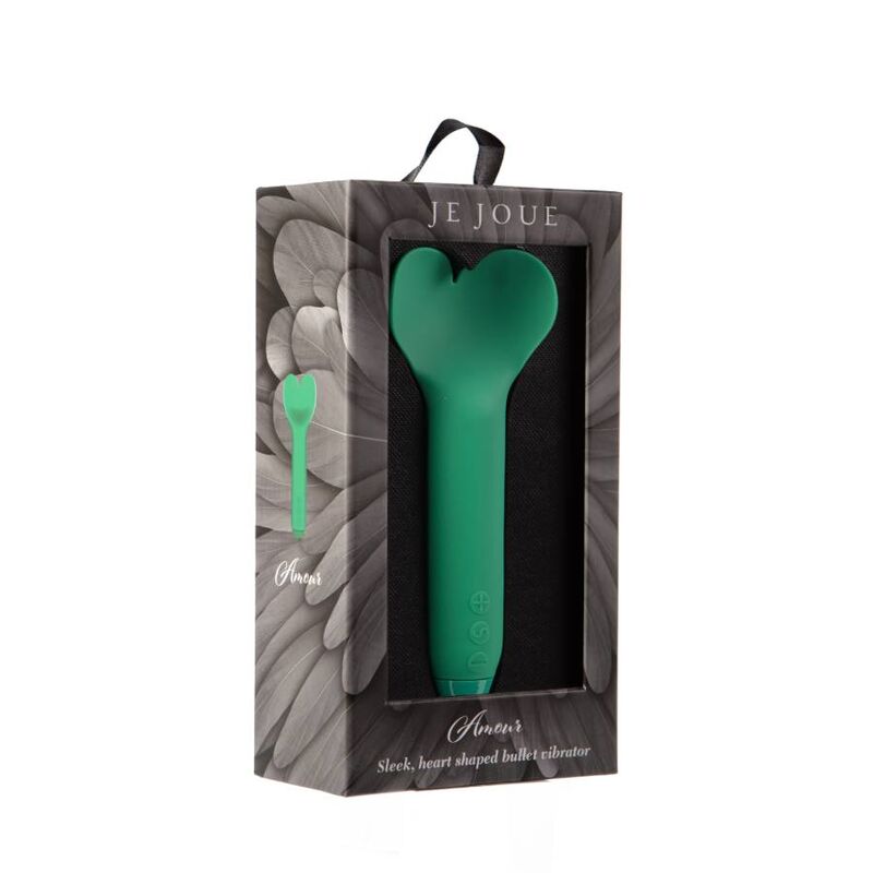 je joue amour vibrador bullet coração verde