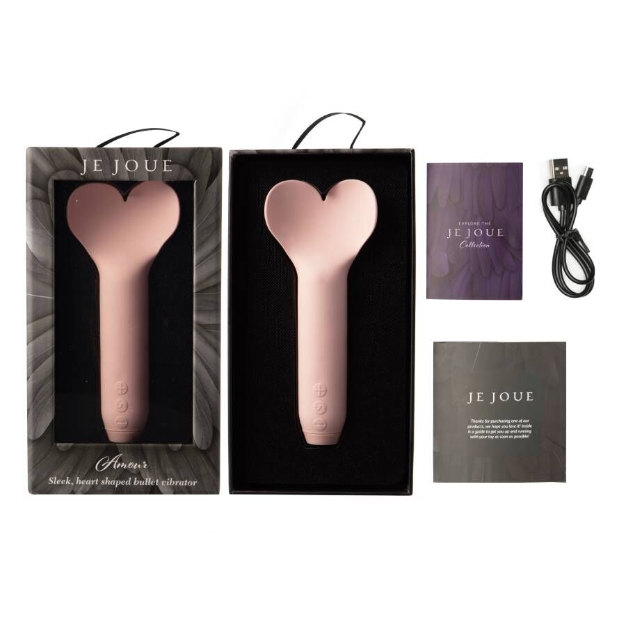 je joue amour vibrador bullet coração pale rosette