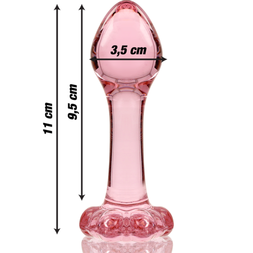 nebula plug anal vidro borossilicato 11 cm