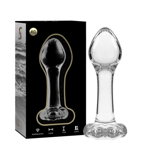 nebula plug anal vidro borossilicato 11 cm