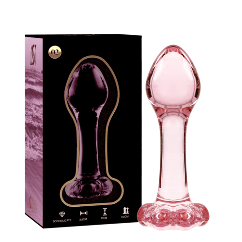 nebula plug anal vidro borossilicato 11 cm