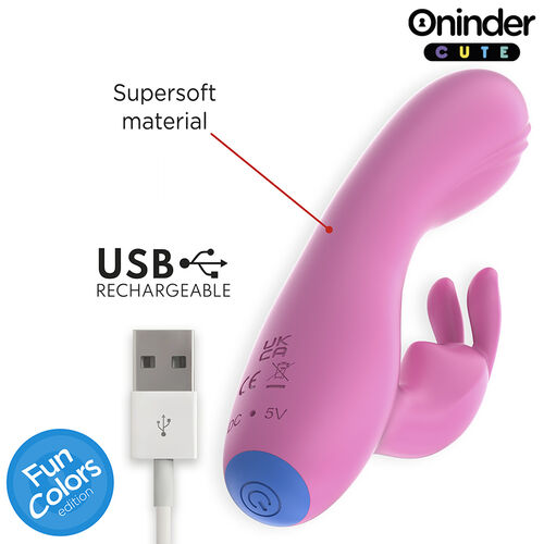 oninder love bunny vibrador rabbit com estimulador