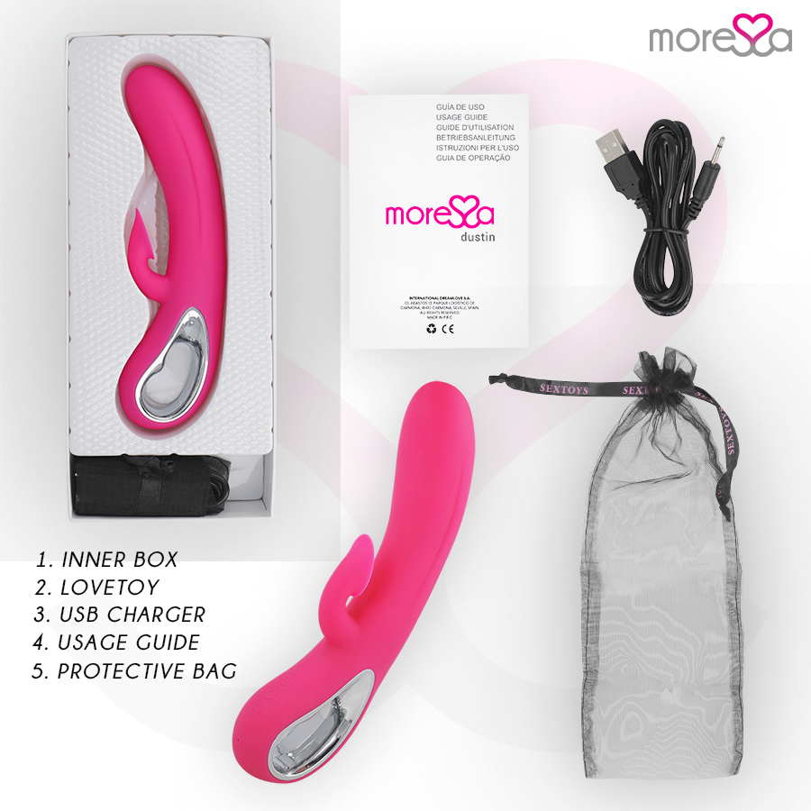 moressa vibrador rabbit e sugador dustin