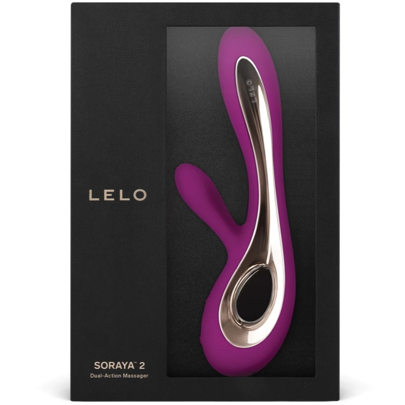 lelo soraya 2 vibrador rabbit para clitóris e ponto g rosa