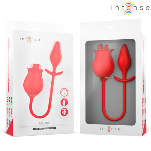 Intense - Vibrador e Simulador Sexo Oral Melanie - Image 8