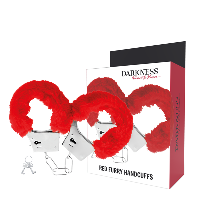 Darkness - Algemas de Metal com Forro Vermelho - Image 2