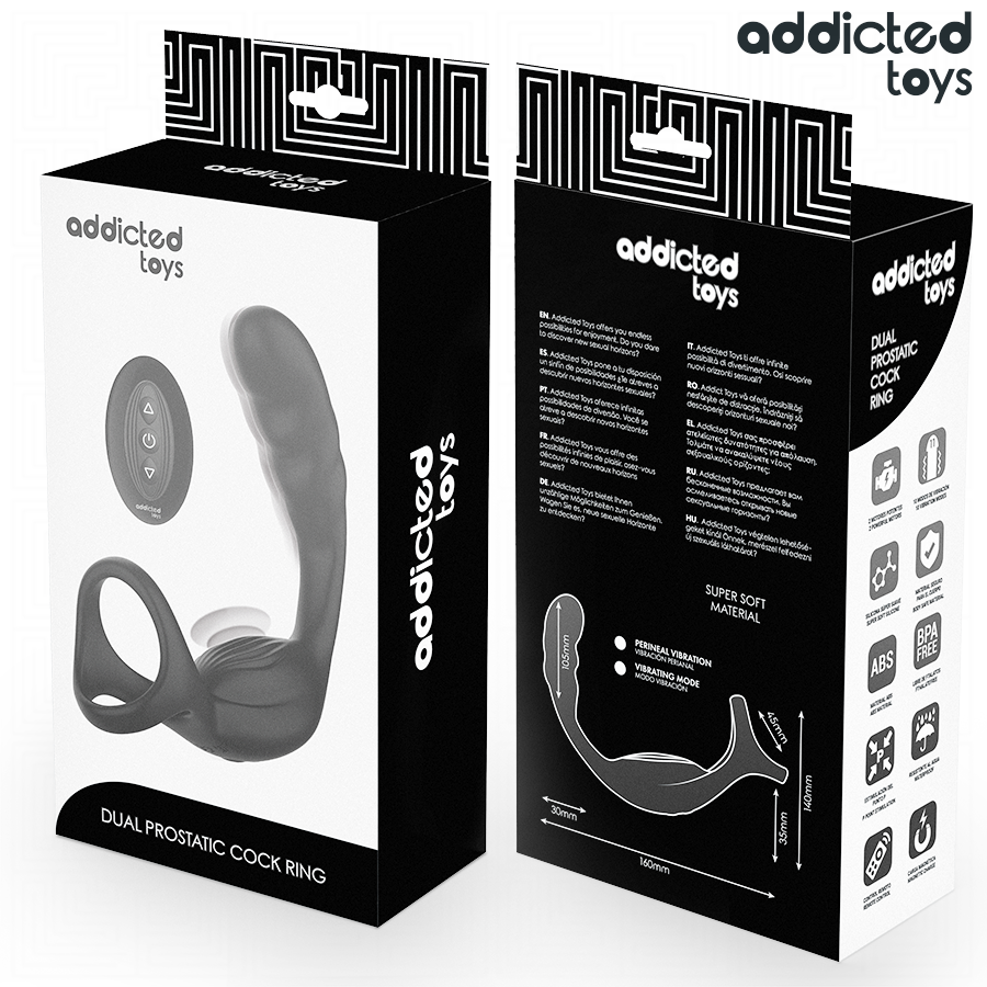 Addicted Toys – Anel Peniano com Estimulador Prostático - Image 2