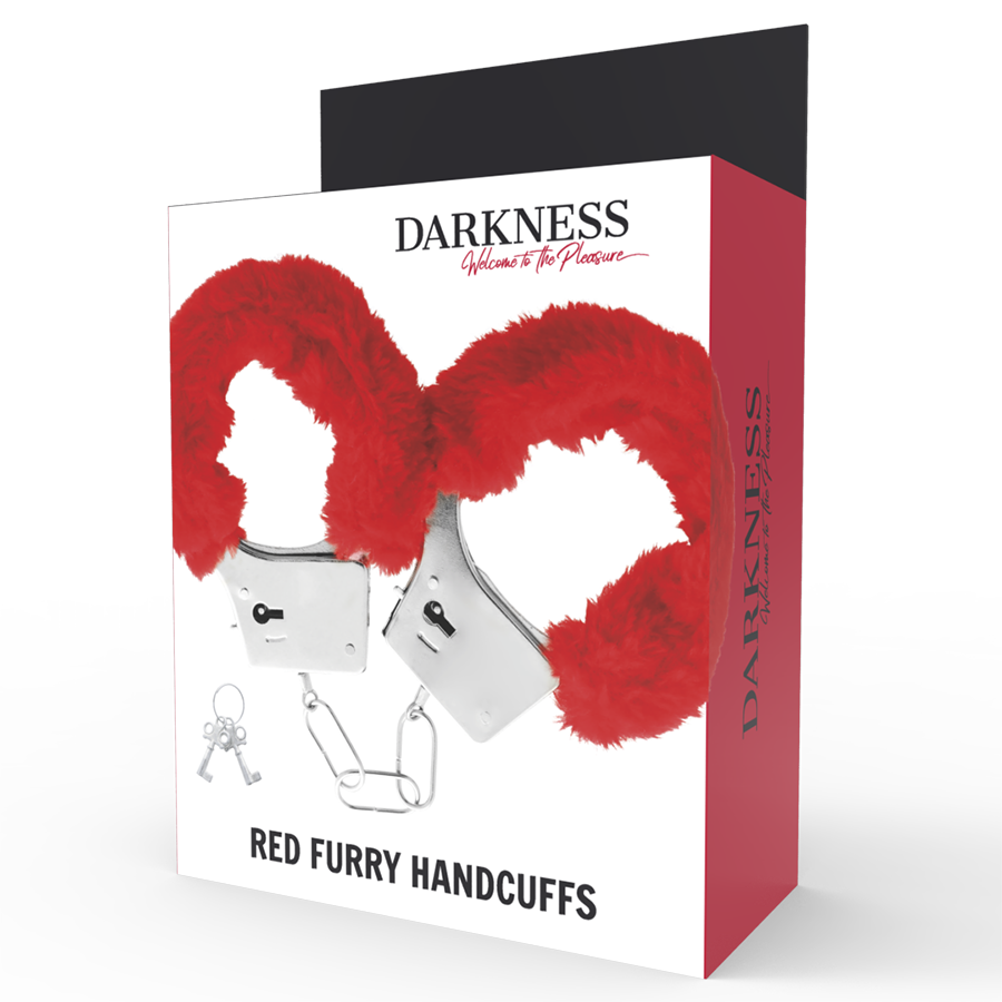 Darkness - Algemas de Metal com Forro Vermelho - Image 3