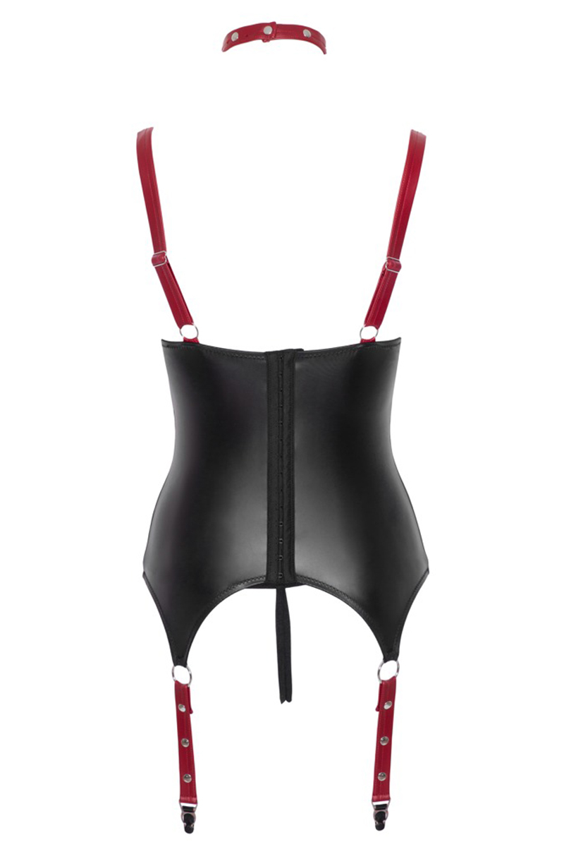 Cottelli - Set Soft Bondage com Tanga Aberta, Colar e Algema - Image 4
