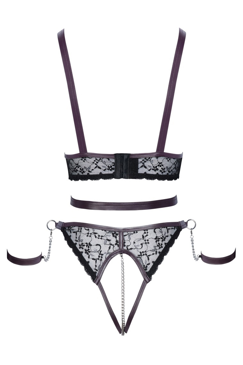 Cottelli - Conjunto de Lingerie Soft Bondage - Image 4
